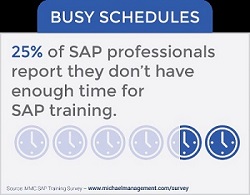 SAP Training Survey result time to train
